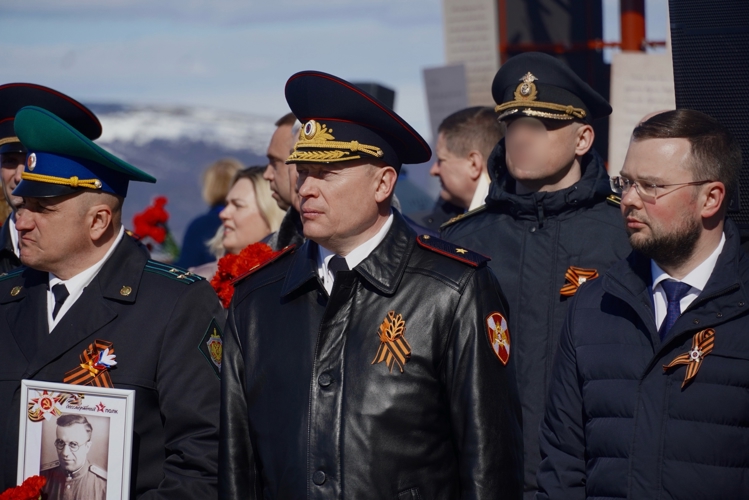 Начальник Управления Росгвардии по Мурманской области принял участие в памятных мероприятиях в честь 81-й годовщины Победы в Великой Отечественной войне.
