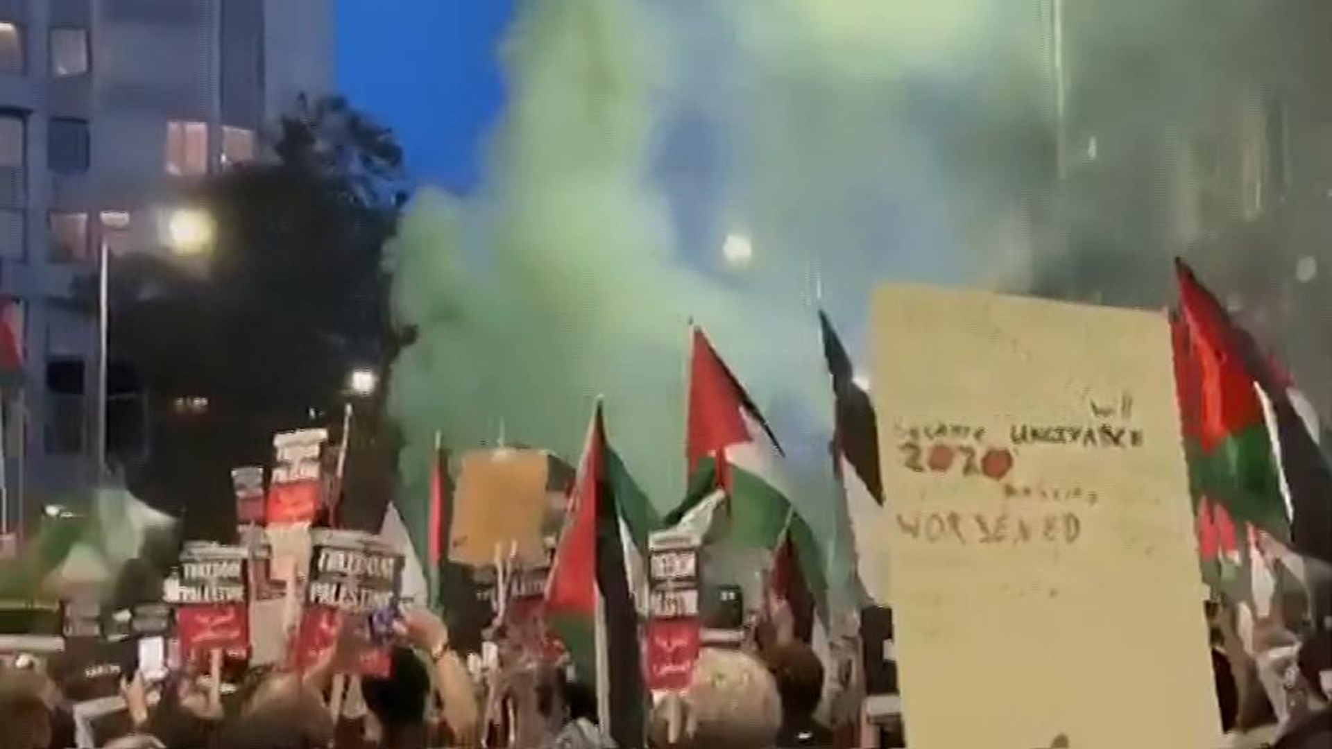 В Европе проходят акции в поддержку Палестины