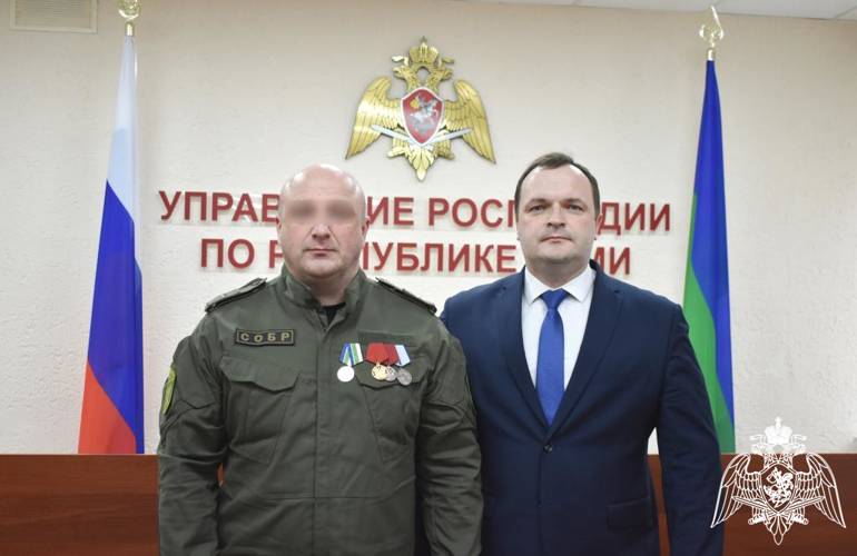 В Сыктывкаре личный состав Росгвардии поздравили с профессиональным праздником