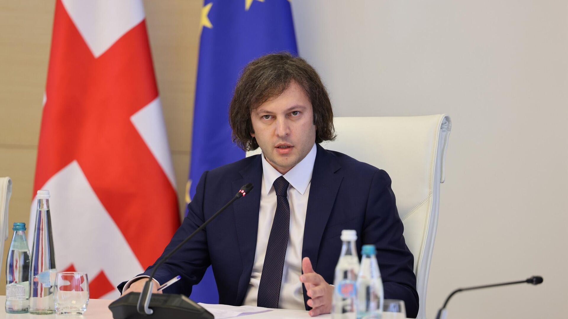 Премьер-министр Грузии Ираклий Кобахидзе провел встречу с представителями бизнес-сектора - Sputnik Грузия, 1920, 28.04.2026