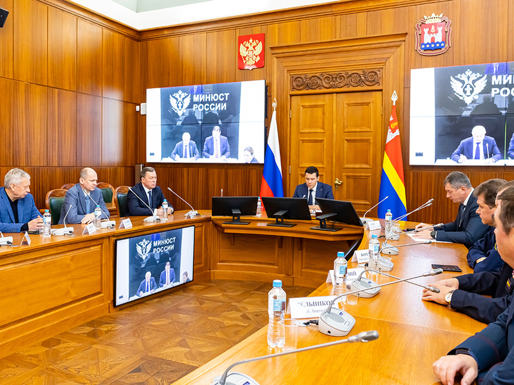Антон Алиханов встретился с новым главой регионального управления Минюста
