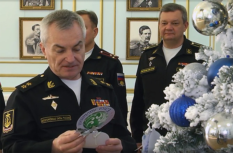 Президент РФ повысил в звании командующего Черноморским флотом