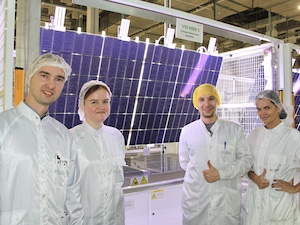 На заводе Хевел в Новочебоксарске выпущен пятимиллионный солнечный модуль