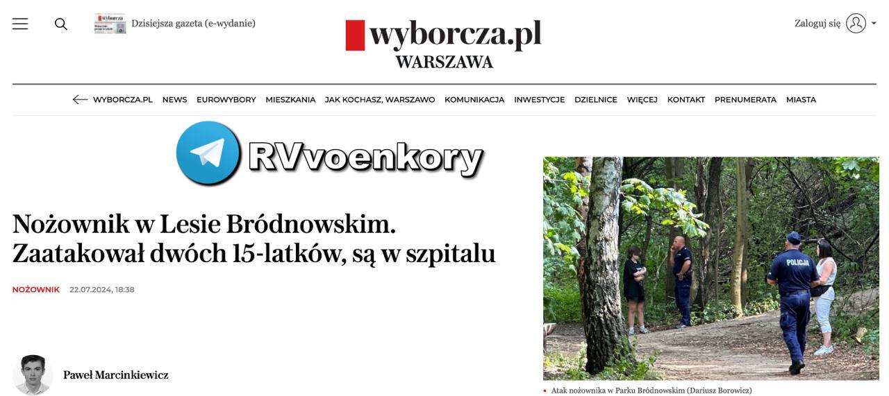 В Польше гражданин Узбекистана напал с ножом на 15-летних украинцев | Русская весна