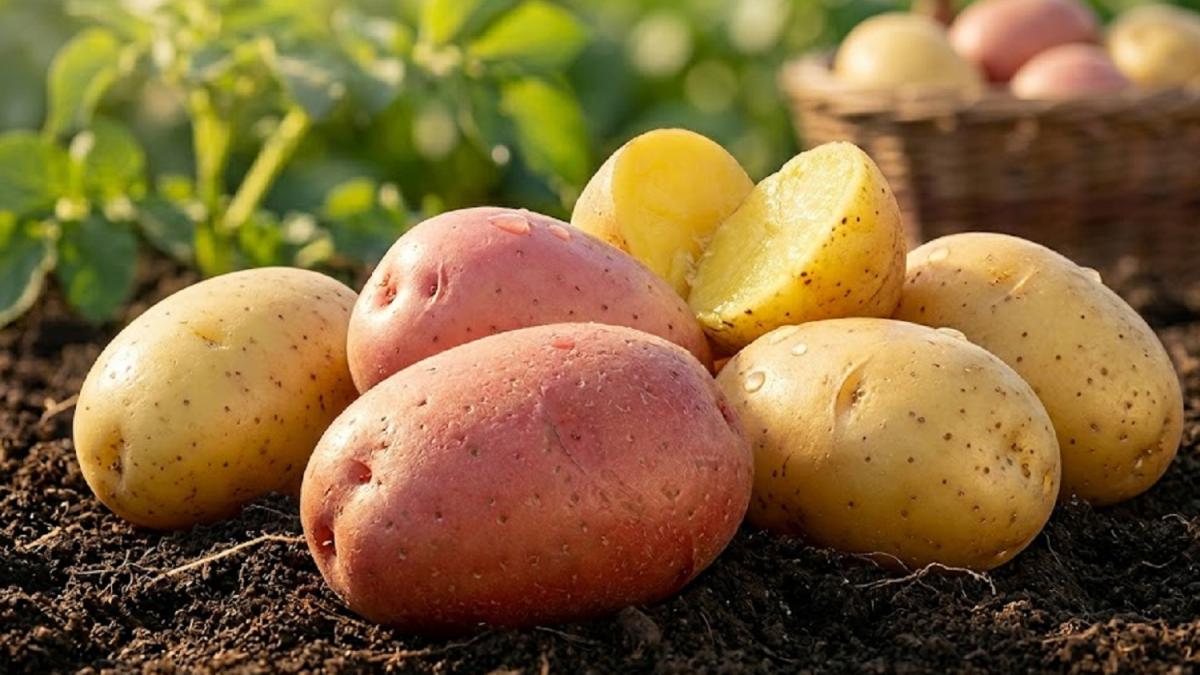 Разные сорта картофеля