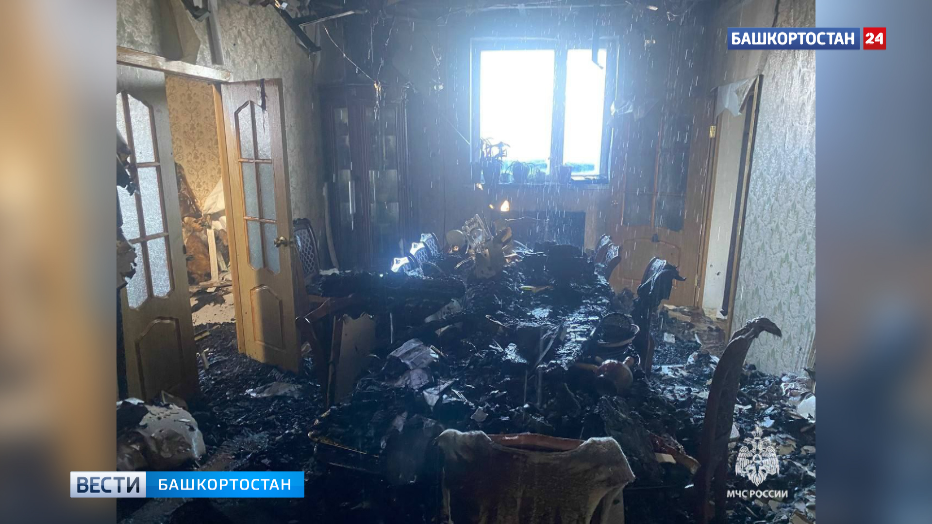 Житель Башкирии спас из горящего дома дочь соседей | 2
