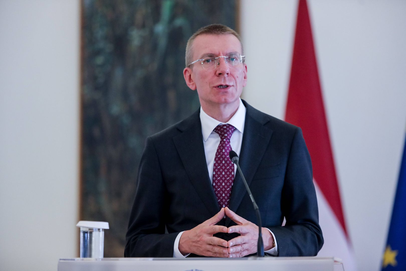 Фото президента латвии. Министр иностранных дел Латвии Эдгарс Ринкевичс.