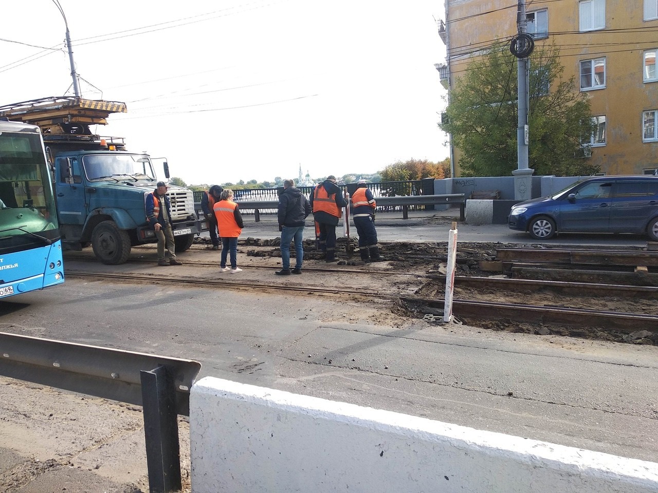 нововолжский мост в твери