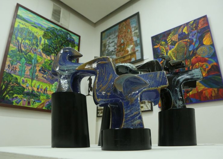 В красноярском Доме художника открылась отчетная выставка местных живописцев и скульпторов