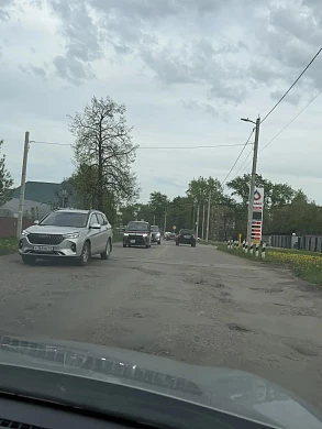 Новая дорога, ведущая к выезду на Кинешму разрушена