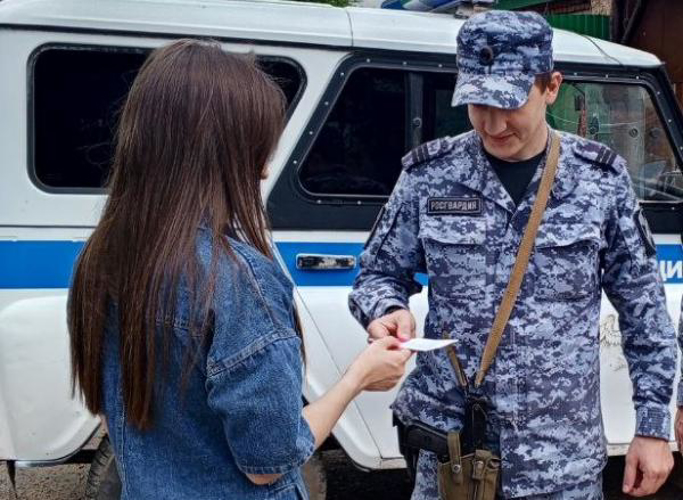 В Оренбуржье росгвардейцы проводят профилактическую акцию «Безопасный отпуск»