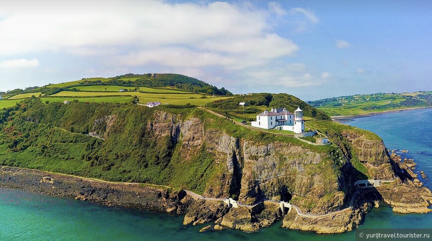 Маяк Blackhead LightHouse с высоты птичьего полета. Из интернета.