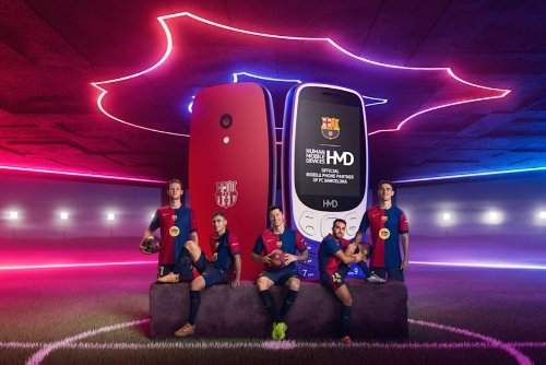 Анонсы: HMD FC Barcelona 3210 – телефон с ИИ для фанатов Barça 