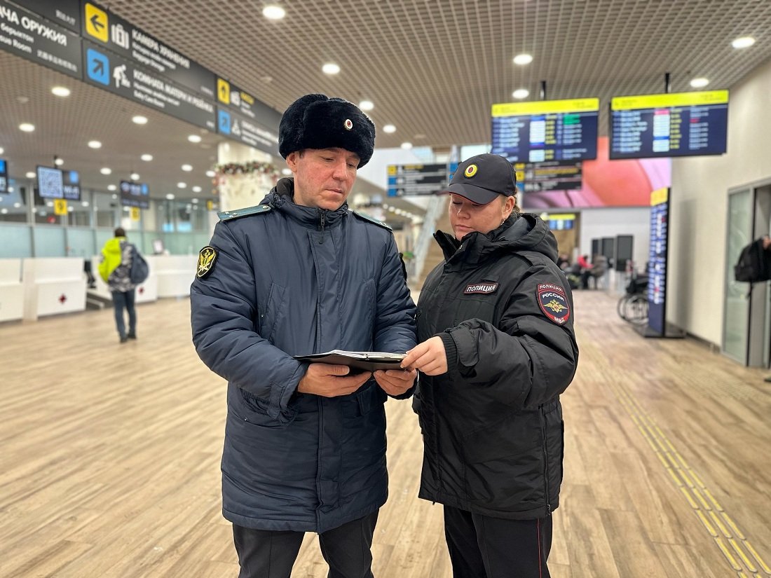 В аэропорту Ижевска поймали должников 