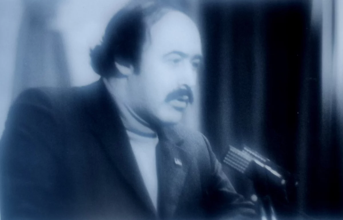 6 февраля 1981 года. Белев. Владимир Лазарев выступает на вечере, посвященном В. А. Жуковскому