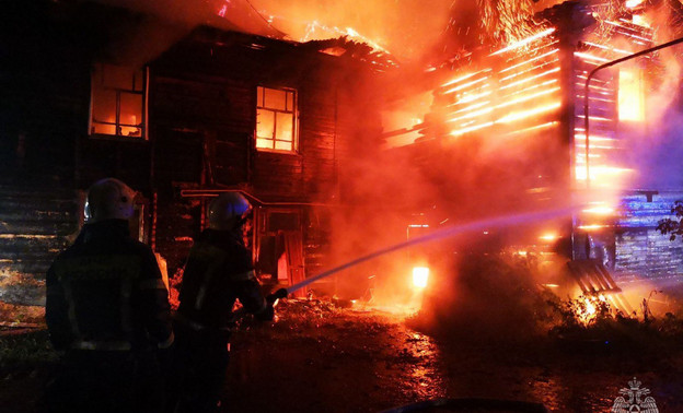 За сутки в Кировской области тушили семь пожаров