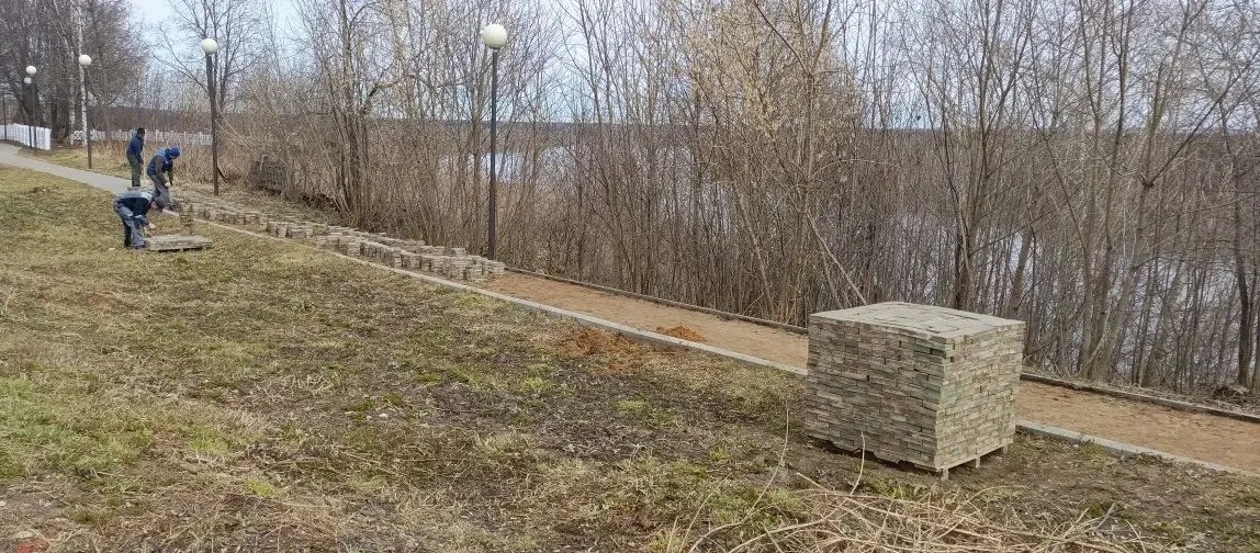 Набережную в Слободском обещают доделать к ноябрю