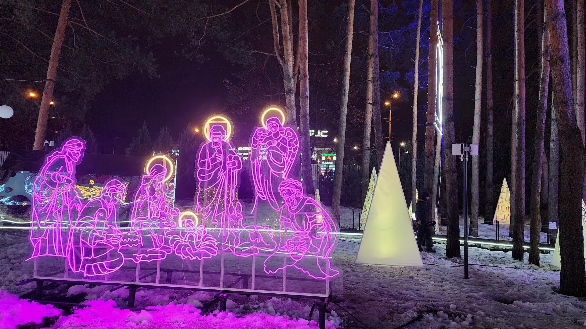 В Домодедове открылся первый в Подмосковье световой парк христианоцентричного искусства под открытым небом