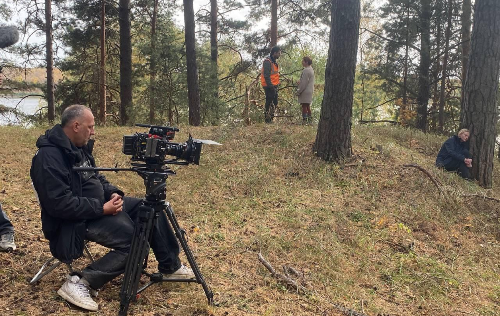 Съемки фильма Над вечным покоем