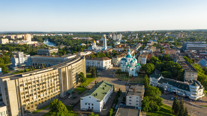 В городе Сумы на Украине произошла серия взрывов