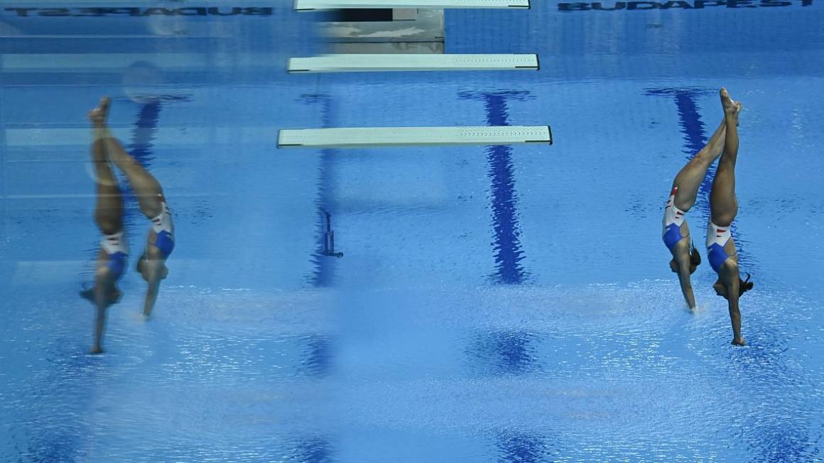2 этап кубка москвы по плаванию 2024. Синхронное плавание россиянки.