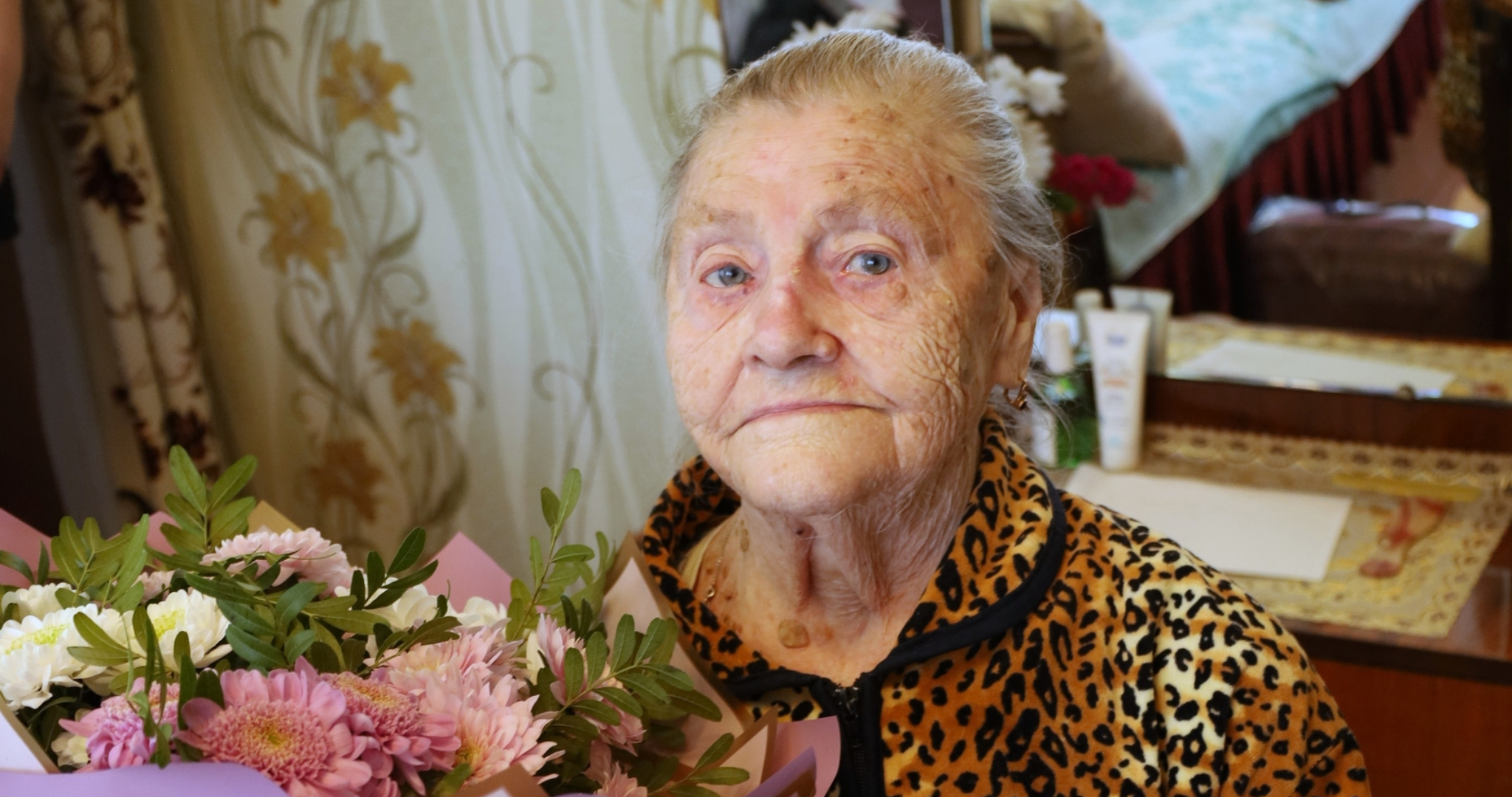 Долгожительницу в Мордовии поздравили с 96-летием 