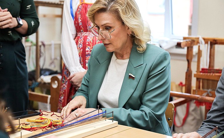 Выездное заседание Комиссии СФ по сохранению и развитию народных художественных промыслов в Архангельской области