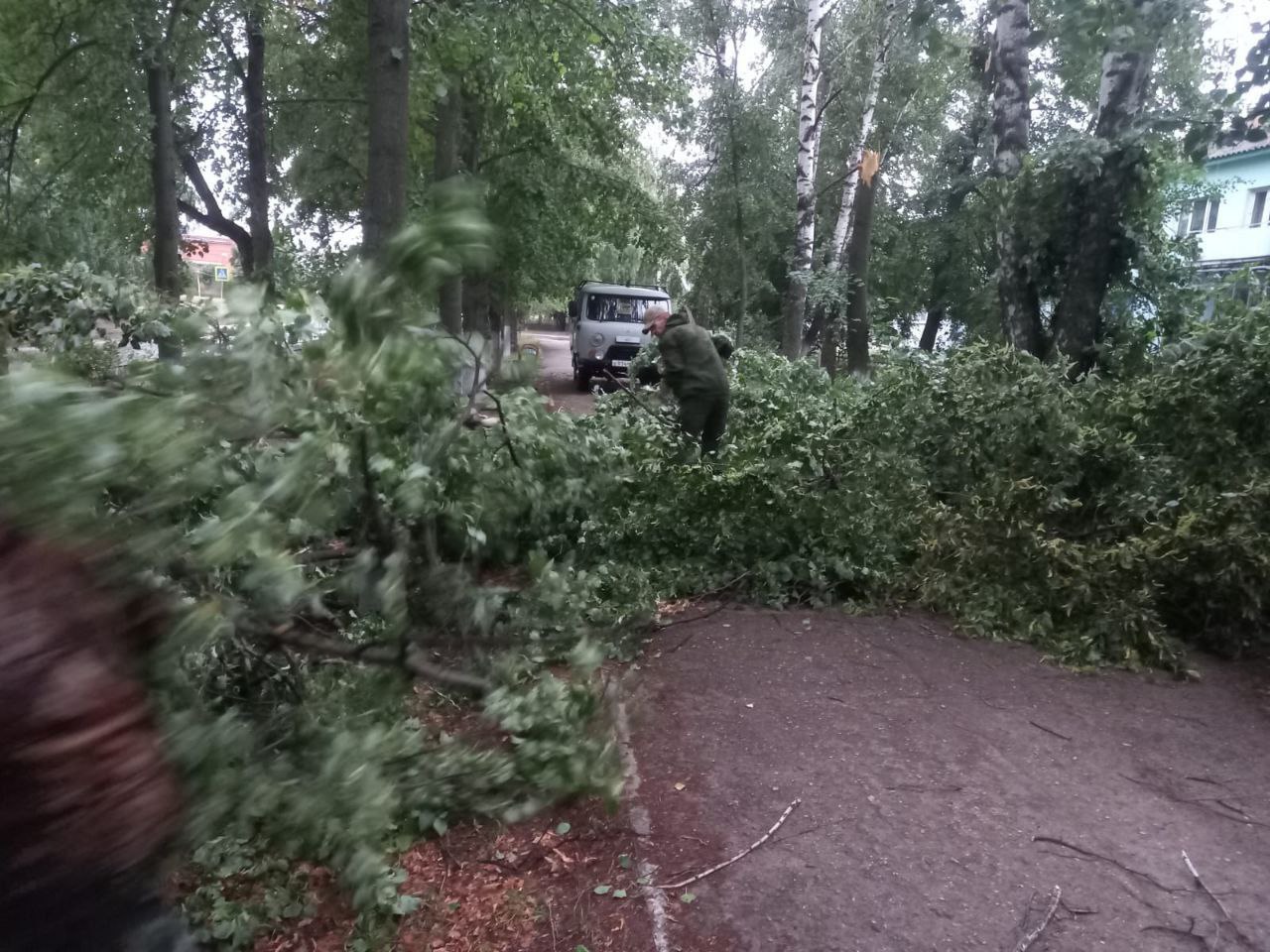 Ураган в Ульяновске.