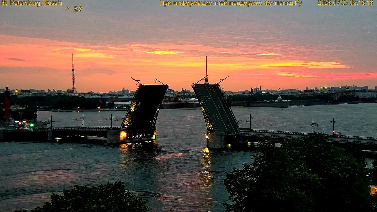 петербург троицкий мост