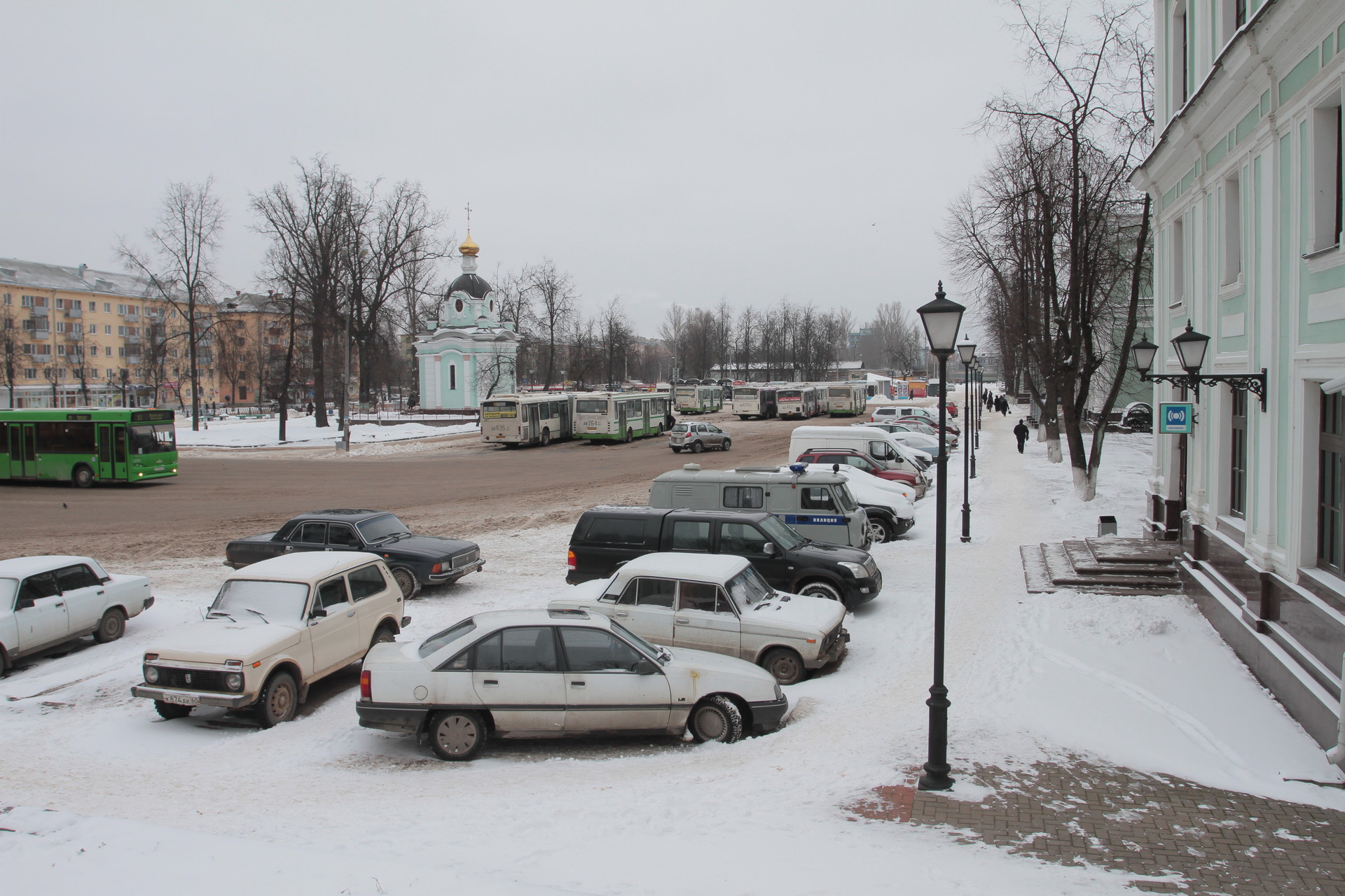 площади пскова