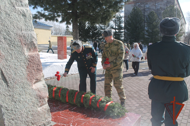 Торжественные мероприятия, посвященные Дню войск национальной гвардии России, прошли в Северском соединении Росгвардии