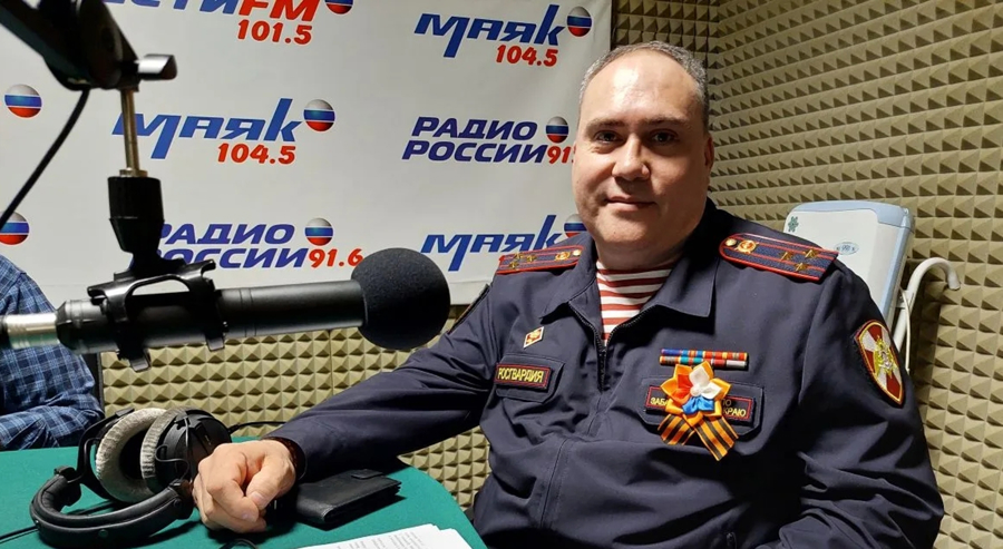 В преддверии Дня Победы сотрудники Росгвардии посетили «Радио России – Чита» 
