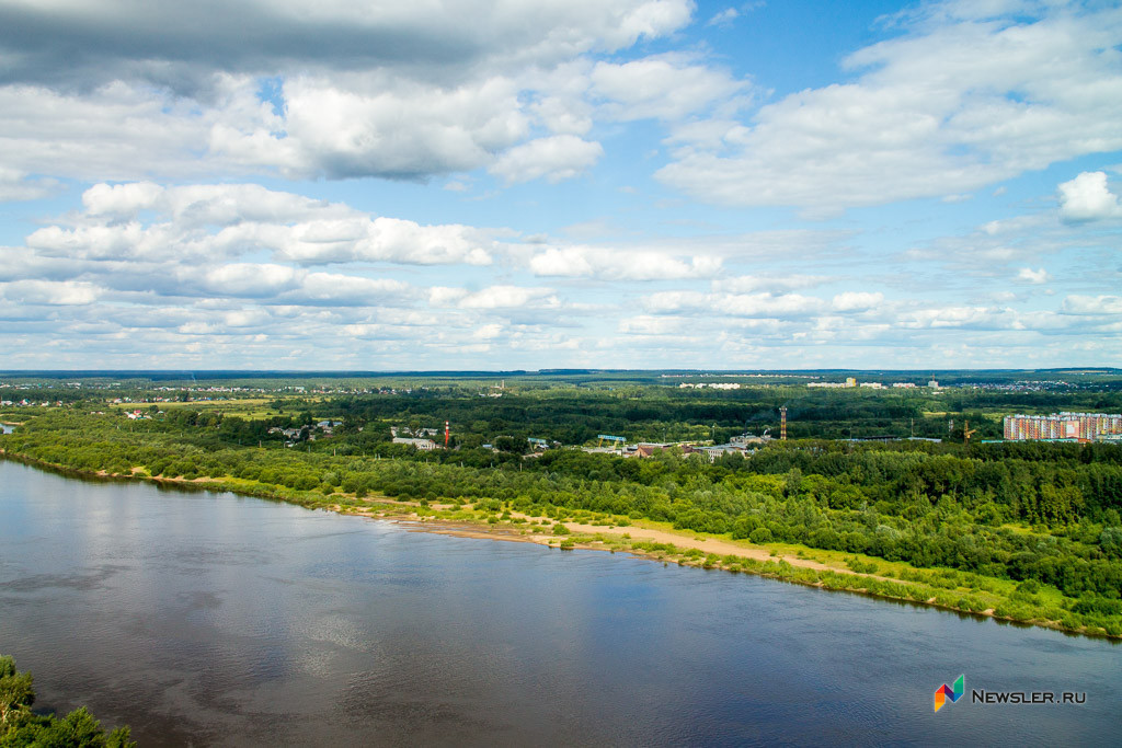 В Кирове уровень воды в Вятке снизился на восемь сантиметров