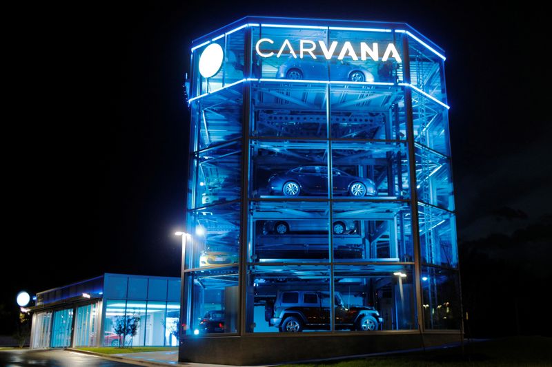 Шортселлеры Carvana потеряли $1 млрд после роста акций дилера на 400%