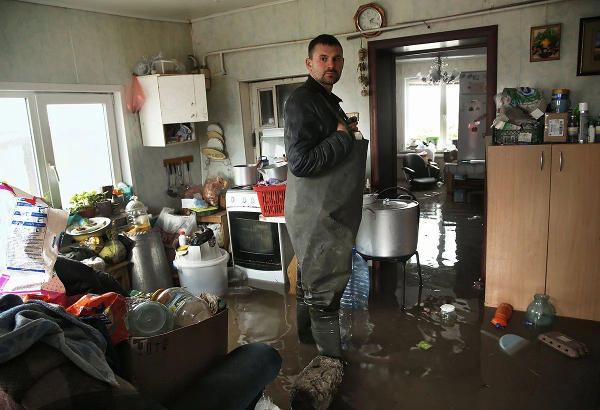 Затопленный жилой дом, компенсация на ремонт