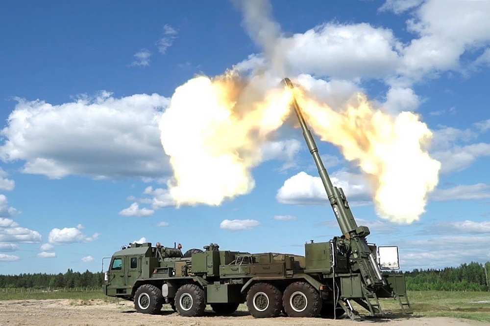 Первые кадры боевого применения новейшей САУ «Мальва» (ВИДЕО) | Русская весна