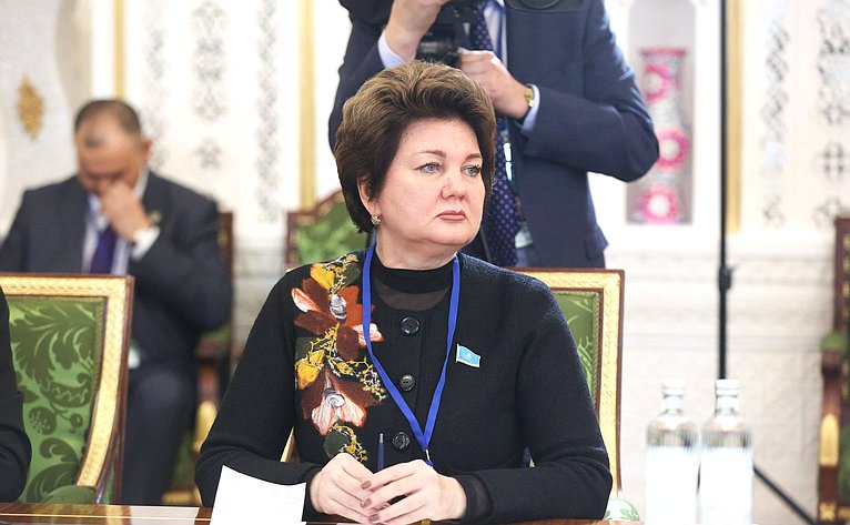 Встреча Председателя Совета Федерации Валентины Матвиенко с Председателем Сената Парламента Республики Казахстан Мауленом Ашимбаевым