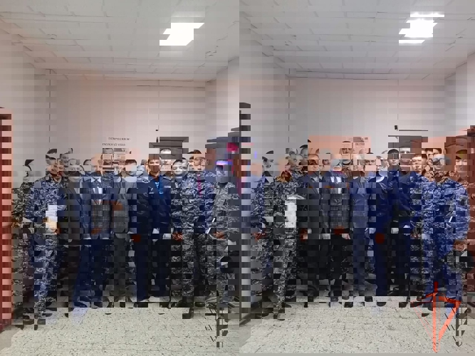 В Омске ветераны вневедомственной охраны встретились с действующими росгвардейцами