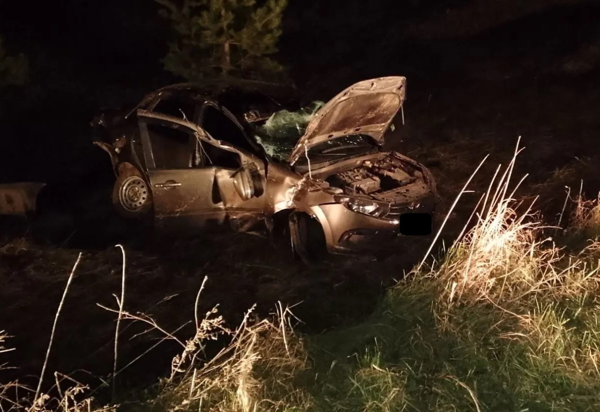 В Малмыжском районе опрокинулась «Гранта»