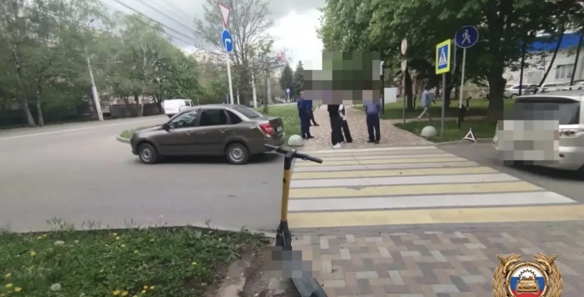 В Ставрополе сбили подростка на электросамокате