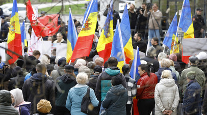 Митинг в Гагаузии