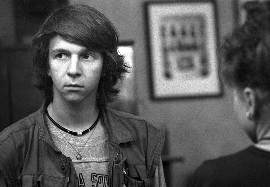 Федор Дунаевский во время съемок фильма Эльдара Рязанова «Дорогая Елена Сергеевна» (16+) на киностудии «Мосфильм» в 1987 году