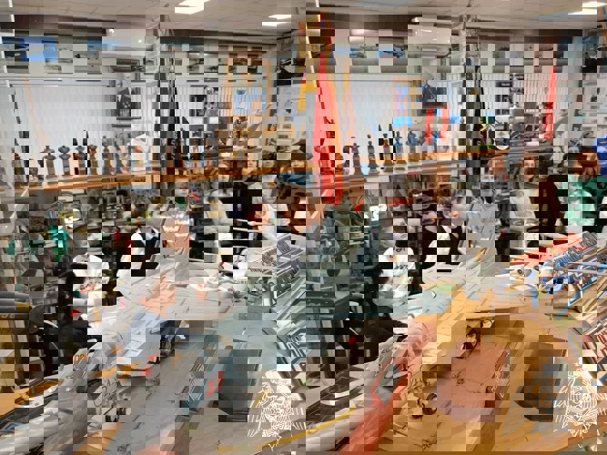 В Липецке росгвардейцы организовали экскурсию для детей в музей авиацентра имени В.П. Чкалова