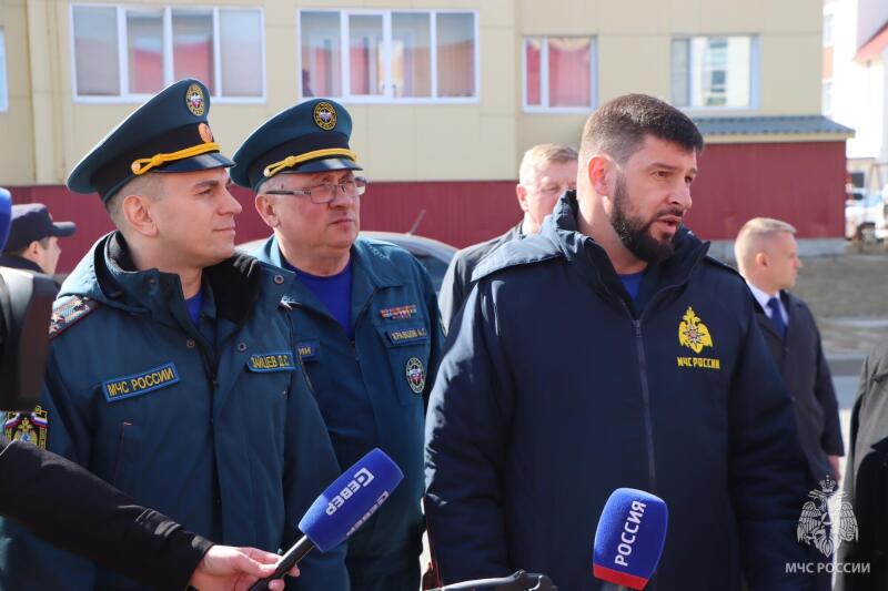 Николай Патрушев ознакомился с работой арктических спасателей в Нарьян-Маре