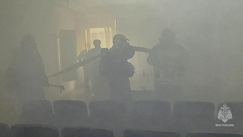 В Омске прошли пожарно тактические учения в городской клинической больнице