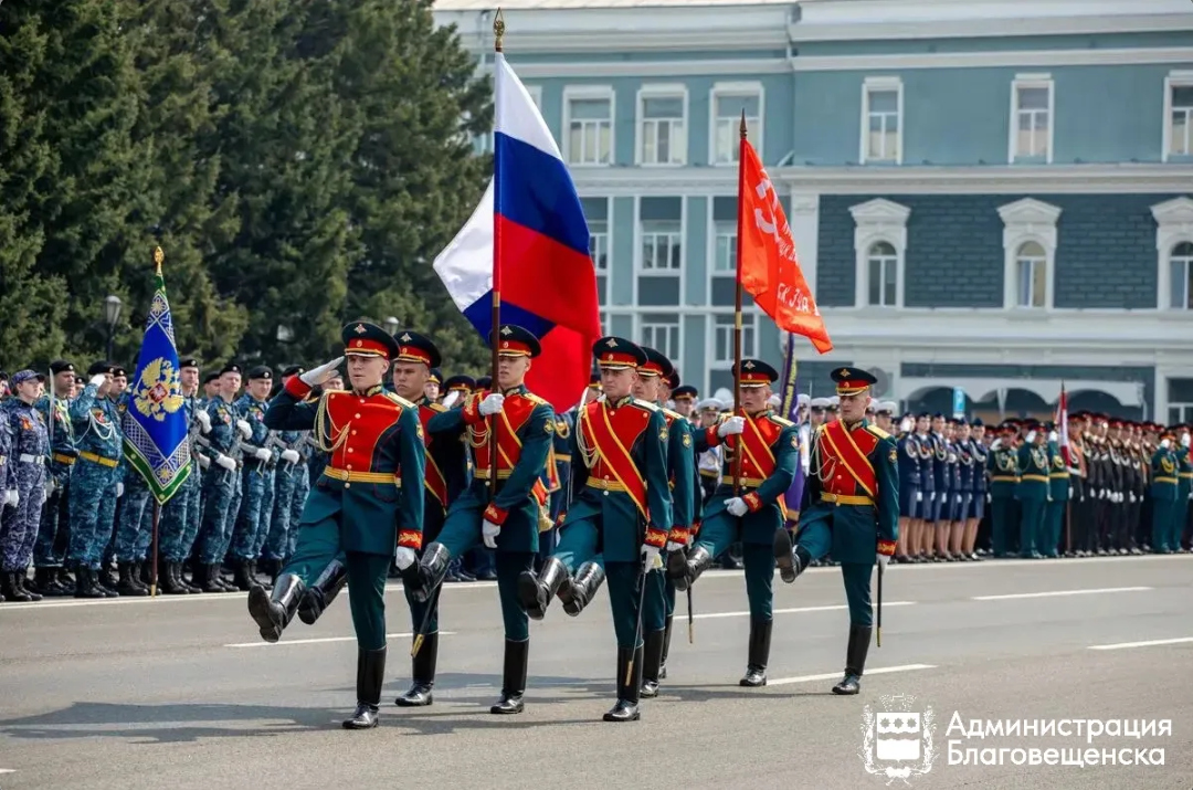 В Благовещенске для проезда будут недоступны несколько участков дорог. Это связано с празднованием Дня Победы 
