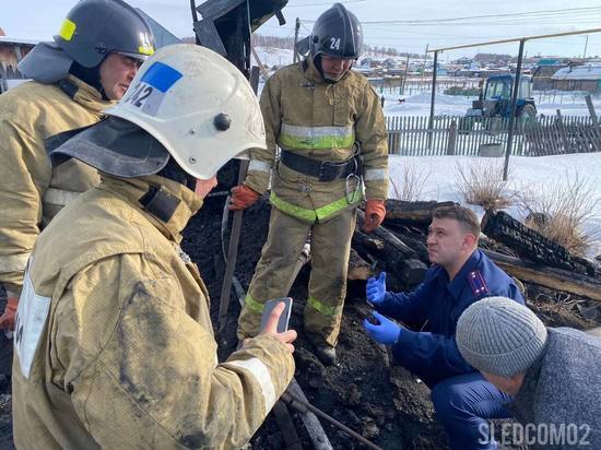 Башкирские следователи разбираются в причинах пожара, в котором погибли два человека