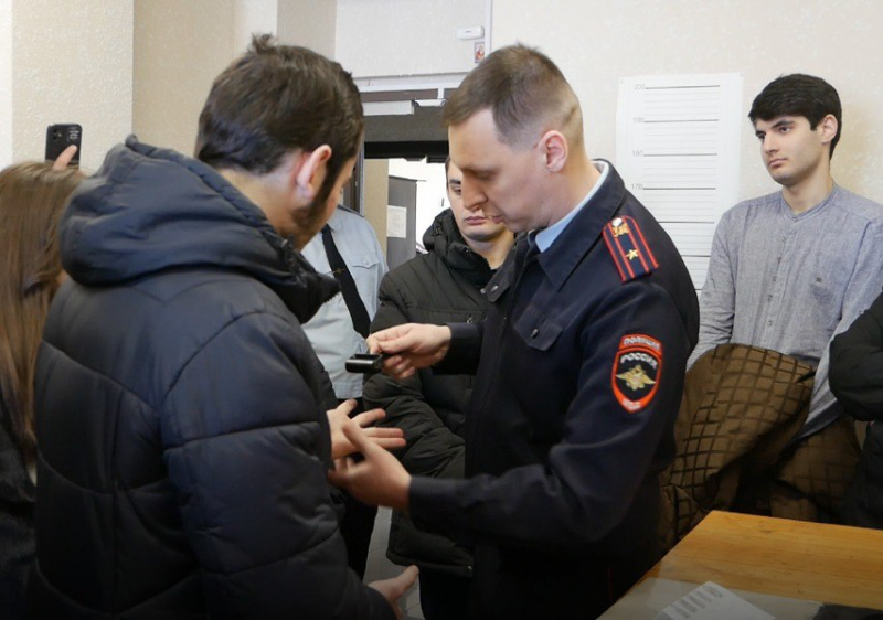 ОМВД. ОМВД по г Черкесску. Студенты правового Академии.