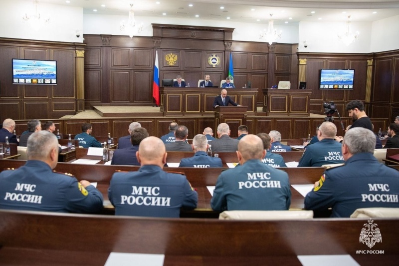 Муслим Девришбеков принял участие в заседании по подведению итогов деятельности подсистем РСЧС субъектов Северного Кавказа
