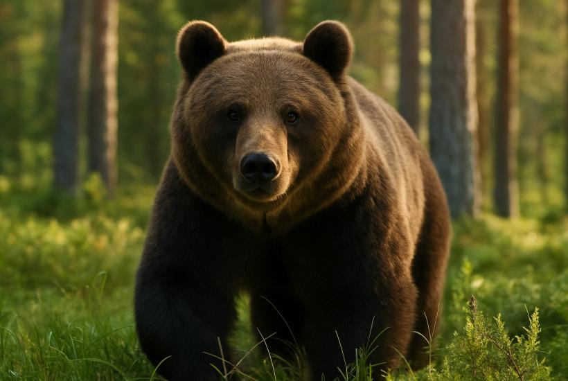 Медведь в лесу